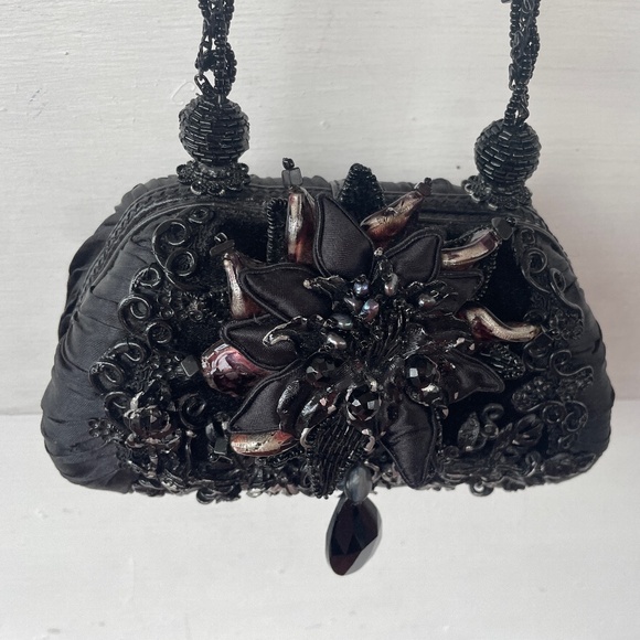 Mary Frances Black beaded crossbody bag - Picture 1 of 16